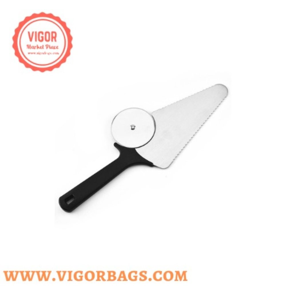 Pizza Cutter and Server Slicer Super Sharp Stainless Steel Wheel Blade